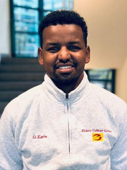 Omar Karim bei Elektro Nußhart GmbH in Grasbrunn/Neukeferloh