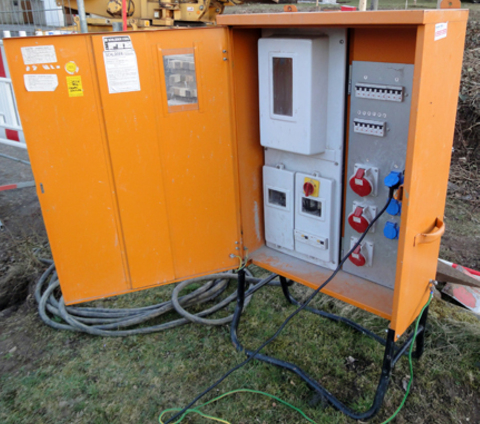 Baustromkasten bei Elektro Nußhart GmbH in Grasbrunn/Neukeferloh