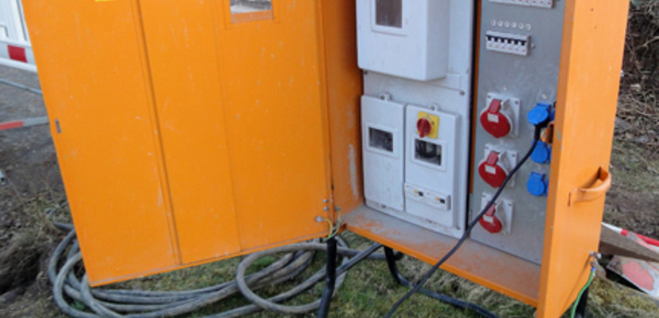 Baustrom bei Elektro Nußhart GmbH in Grasbrunn/Neukeferloh