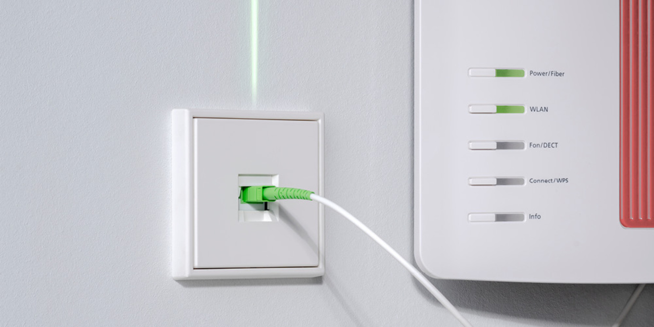 Die neuen Glasfaser-Anschlussdosen bei Elektro Nußhart GmbH in Haar-Salmdorf